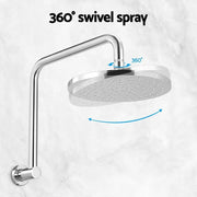 SportZone.co.nz Home & Garden > Bathroom Accessories 9'' Rain Shower Head Overhead High-pressure Swivel Chrome 9'' Rain Shower Head Overhead High-pressure Swivel Chrome