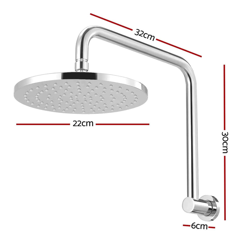SportZone.co.nz Home & Garden > Bathroom Accessories 9'' Rain Shower Head Overhead High-pressure Swivel Chrome 9'' Rain Shower Head Overhead High-pressure Swivel Chrome