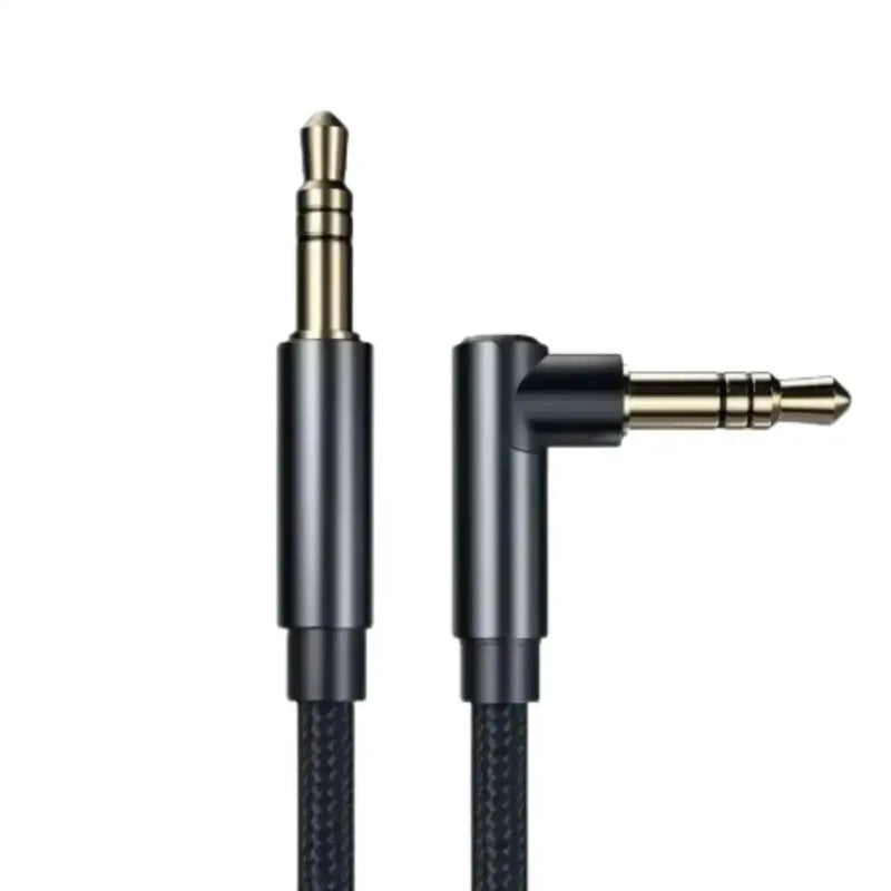 90° Jack Audio Cord for Samsung/Xiaomi/MP3 by Habicare