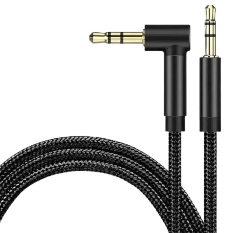 90° Jack Audio Cord for Samsung/Xiaomi/MP3 by Habicare