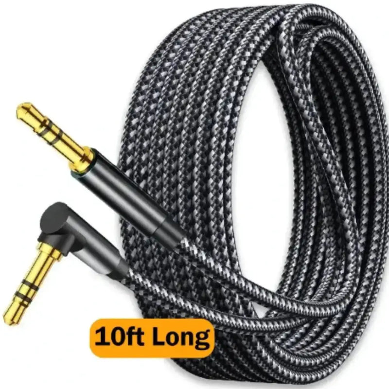 90° Jack Audio Cord for Samsung/Xiaomi/MP3 by Habicare