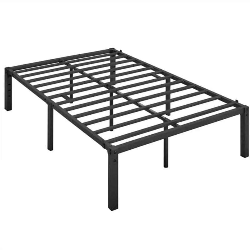 Double Metal Bed Frame with Heavy Duty Steel Slat Support by Yaheetech