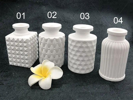 Epoxy Resin Pots Moulds for NON-TOXIC COMPOSITE RESIN Jesmonite, Aqua Resin, Bramblier and Cement - 02 by Resin Art NZ