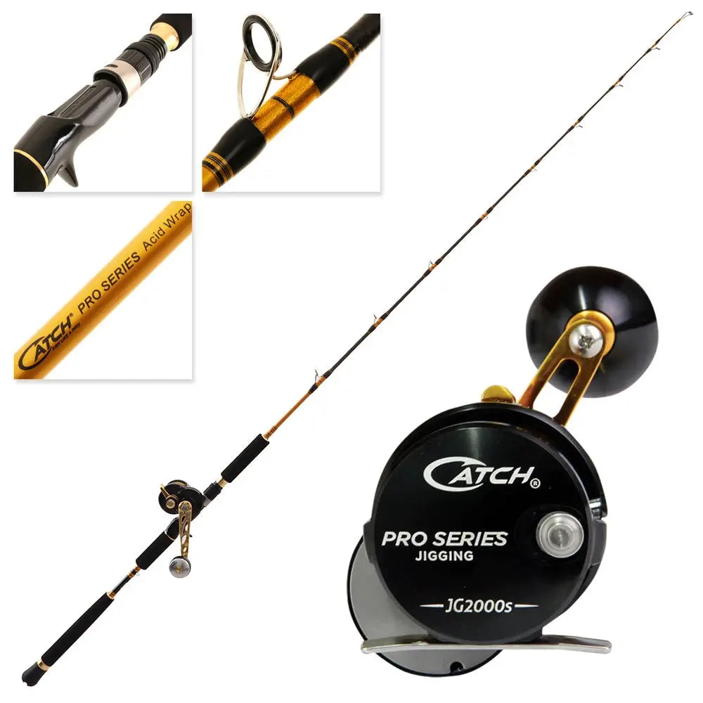 Catch Acid Wrap Slow Jig Combo 5ft 8in 50-150g by Catch