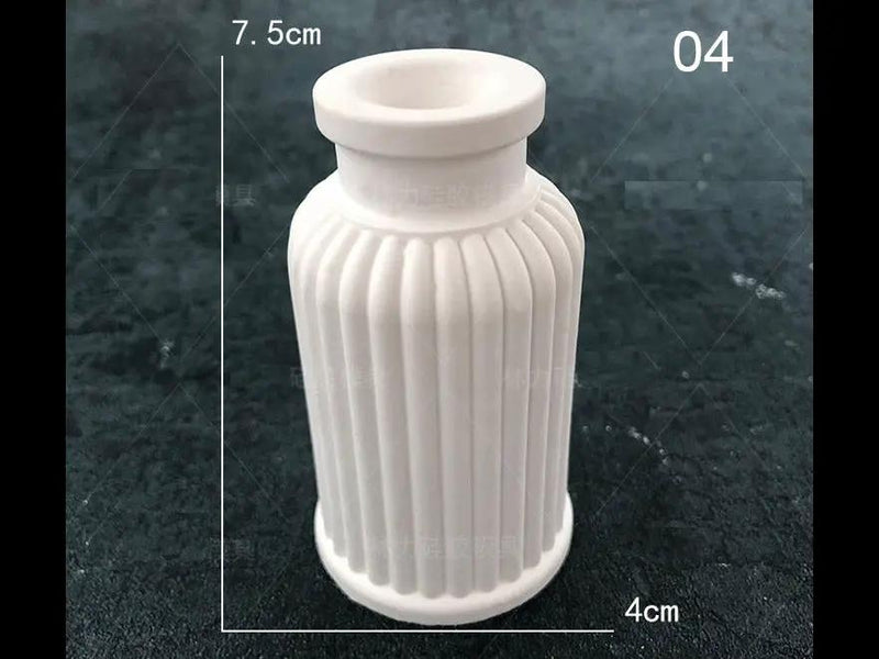 Epoxy Resin Pots Moulds for NON-TOXIC COMPOSITE RESIN Jesmonite, Aqua Resin, Bramblier and Cement - 02 by Resin Art NZ