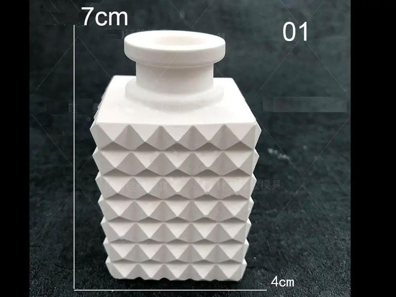 Epoxy Resin Pots Moulds for NON-TOXIC COMPOSITE RESIN Jesmonite, Aqua Resin, Bramblier and Cement - 02 by Resin Art NZ