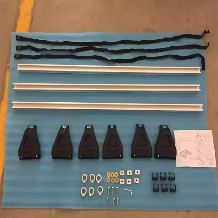 Set of 3 Heavy Duty Roof Racks Suitable for Toyota Hiace 2007-2019 by salelink.co.nz