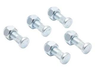 1/2" Unf Wheel Hub Stud & Nut Set x5