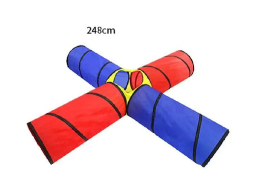 248CM Simple Pop-Up Play Tunnel Tube Toy by dealonline.co.nz
