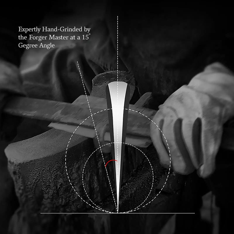 Kegani Meat Cleaver Knife 7 Inch - Damascus 73 Layers AUS-10 Steel Core Butcher Knife - G10 Handle Chinese Knife With Gift Box & Sheath - Chef Knife-Flame Knight Series by China Dropship