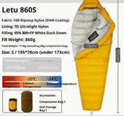 Mead's Supply & Equipment Outfitters limited Sleeping Bags Ultralight Down Sleeping Bag for Camping & Hiking Ultralight Down Sleeping Bag for Camping & Hiking