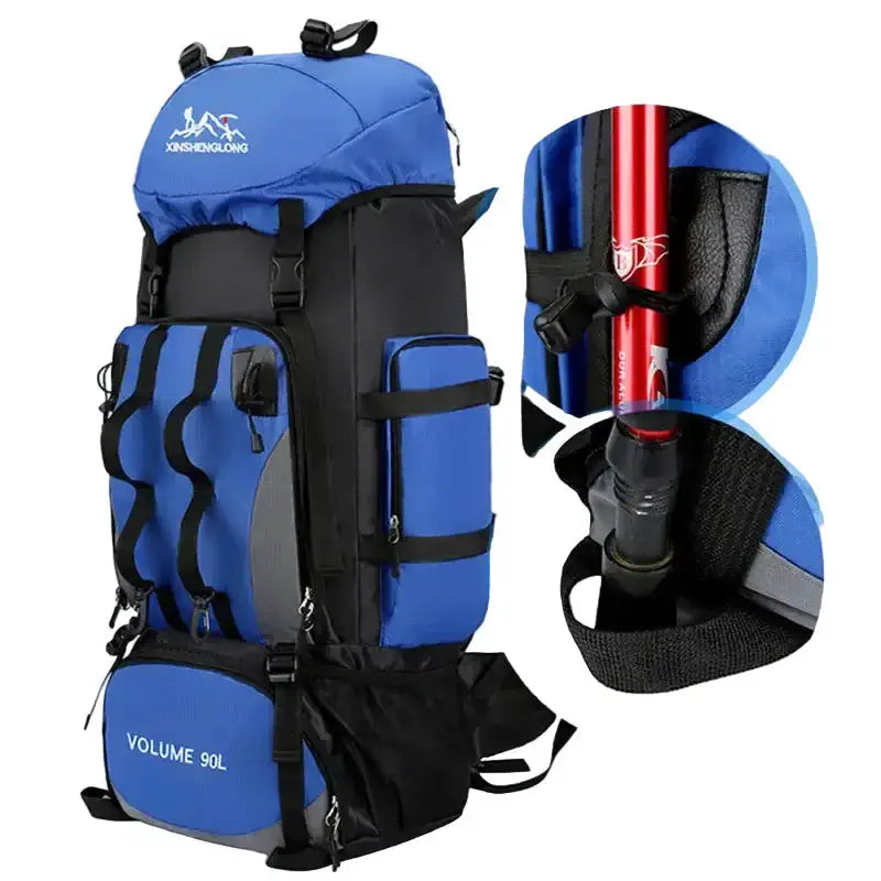 90L Waterproof Hiking & Camping Backpack (various colours available) by Habicare