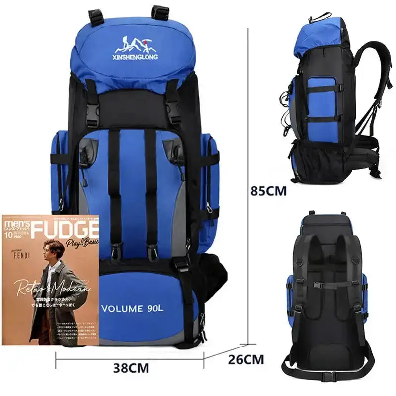 90L Waterproof Hiking & Camping Backpack (various colours available) by Habicare