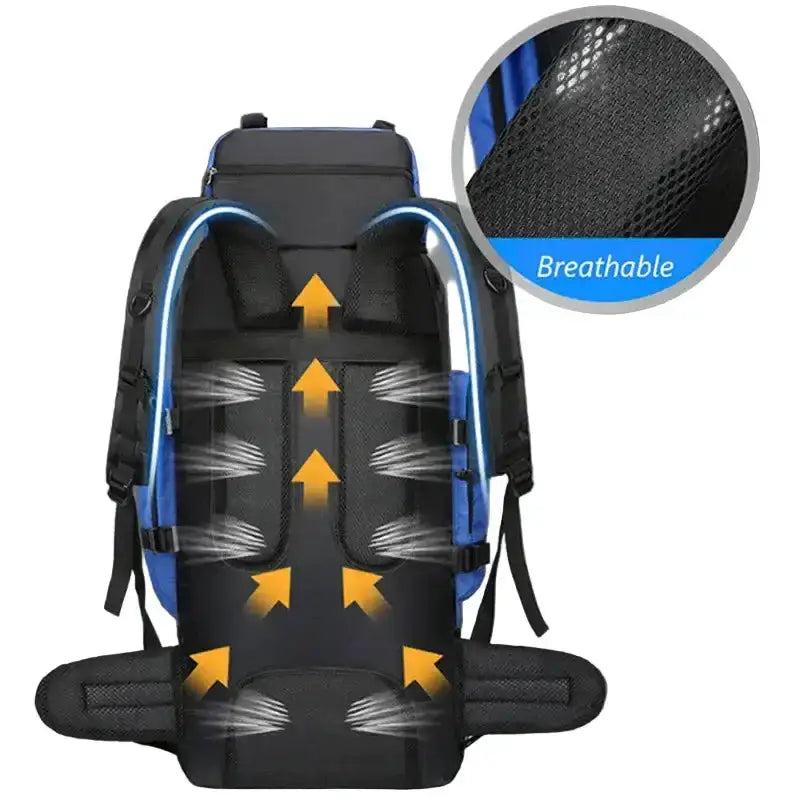 90L Waterproof Hiking & Camping Backpack (various colours available) by Habicare