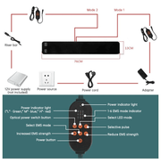 SportZone.co.nz 90W Red Light Therapy Belt with EMS Massage Heat Pulse Red &amp; Infrared LED 760mm 90W Red Light Therapy Belt with EMS Massage Heat Pulse Red &amp; Infrared LED 760mm