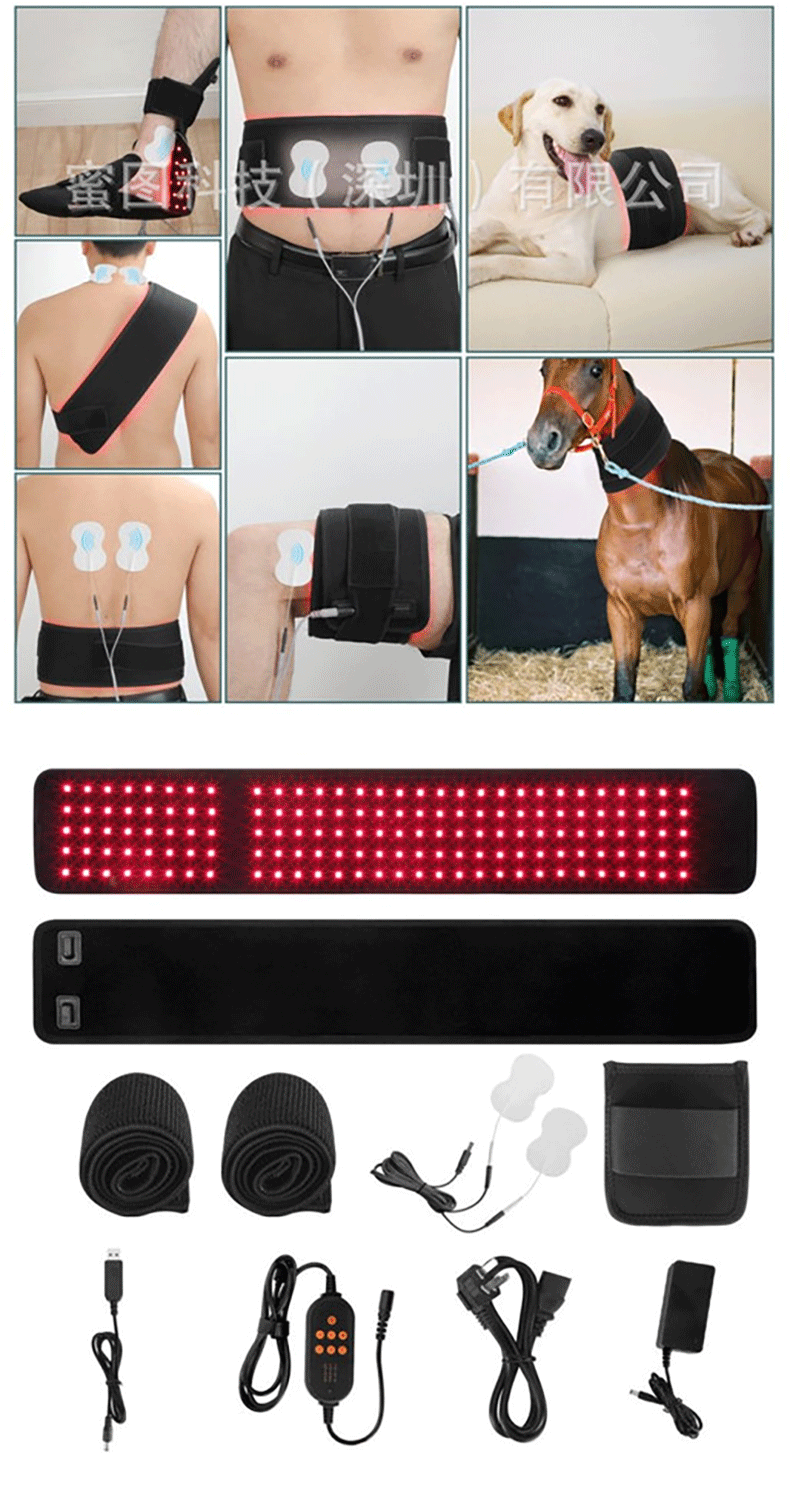 SportZone.co.nz 90W Red Light Therapy Belt with EMS Massage Heat Pulse Red &amp; Infrared LED 760mm 90W Red Light Therapy Belt with EMS Massage Heat Pulse Red &amp; Infrared LED 760mm