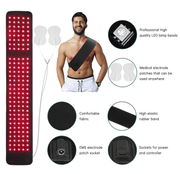 SportZone.co.nz 90W Red Light Therapy Belt with EMS Massage Heat Pulse Red &amp; Infrared LED 760mm 90W Red Light Therapy Belt with EMS Massage Heat Pulse Red &amp; Infrared LED 760mm
