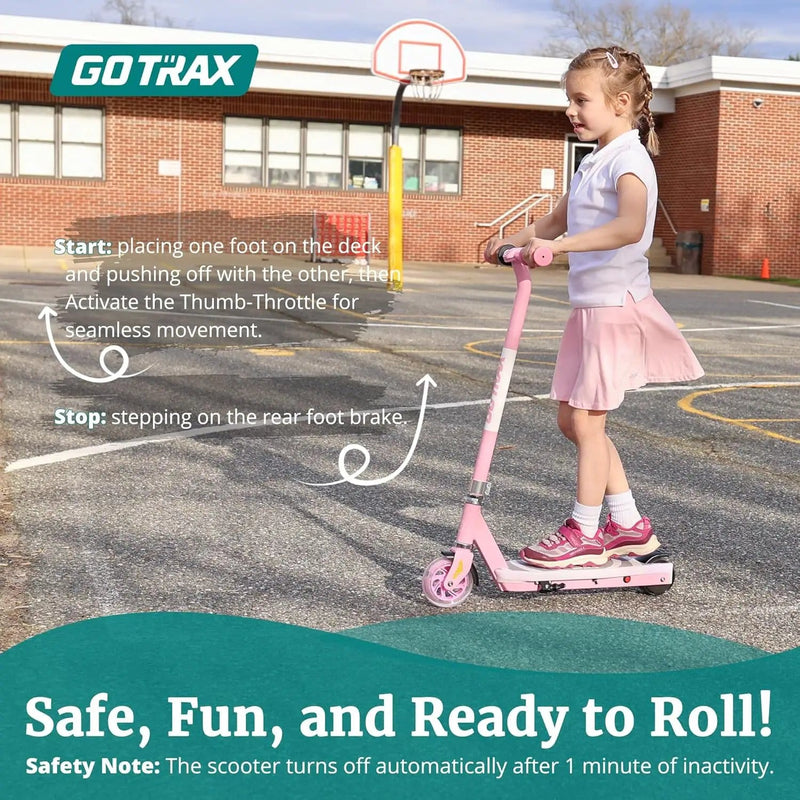 Kiwi eRide Kiwi eRide Ages 4-7 Gotrax SCOUT Kids Electric Scooter PINK Ages 4-7 Gotrax SCOUT Kids Electric Scooter PINK