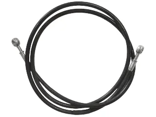 Trojan Trailer Brake Components Braided Stainless Steel Teflon Hose - Banjo to Banjo - 1.5m Braided Stainless Steel Teflon Hose - Banjo to Banjo - 1.5m