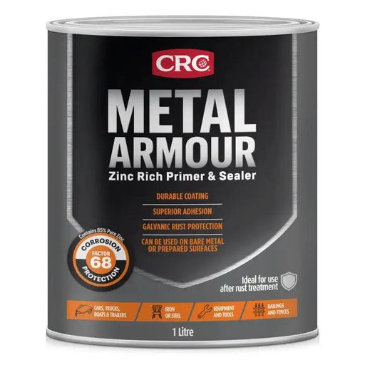CRC Metal Armour 1L - Zinc-Rich Primer and Sealer