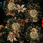 198 LED Hanging Starburst Firework Fairy String Light Lamp Party Xmas Decro by salelink.co.nz