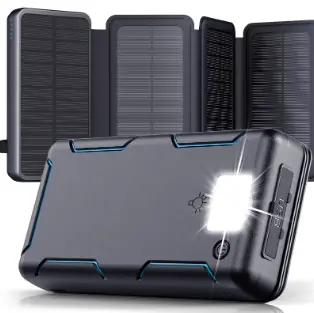 Solar Power Pad 20000mAh Waterproof Portable Charger by Mead's Supply & Equipment Outfitters limited