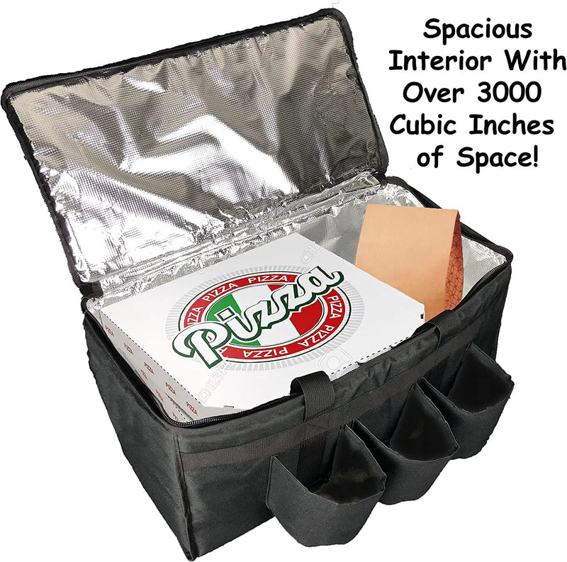 Food Delivery Bag with Cup Holders by salelink.co.nz