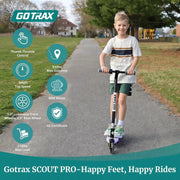 Kiwi eRide Kiwi eRide Ages 4-7 Gotrax SCOUT Kids Electric Scooter Black Ages 4-7 Gotrax SCOUT Kids Electric Scooter Black
