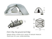 Four Season Double Layer Camping Tent - 2-3 Person Aluminum Pole Waterproof Tent by Mead's Supply & Equipment Outfitters limited