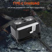 Waterproof Head Torch Rechargeable LED Headlamp Flashlight USB Camping Fish by China Dropship