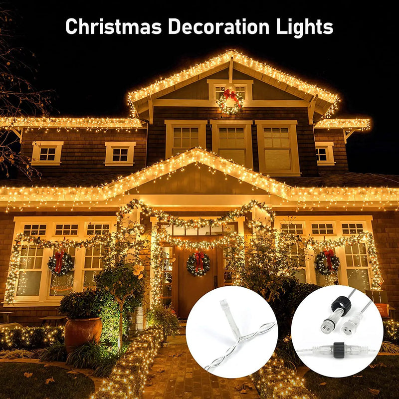 10M 400LED Outdoor Fairy String Lights Decorations Hanging Lights by salelink.co.nz