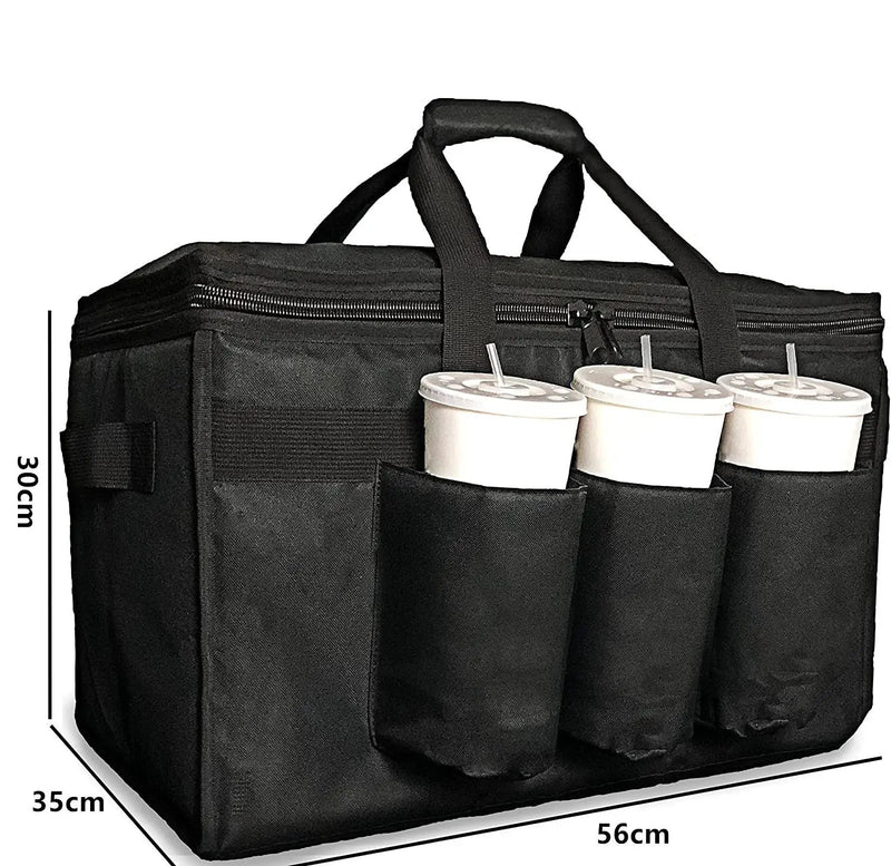 Food Delivery Bag with Cup Holders by salelink.co.nz