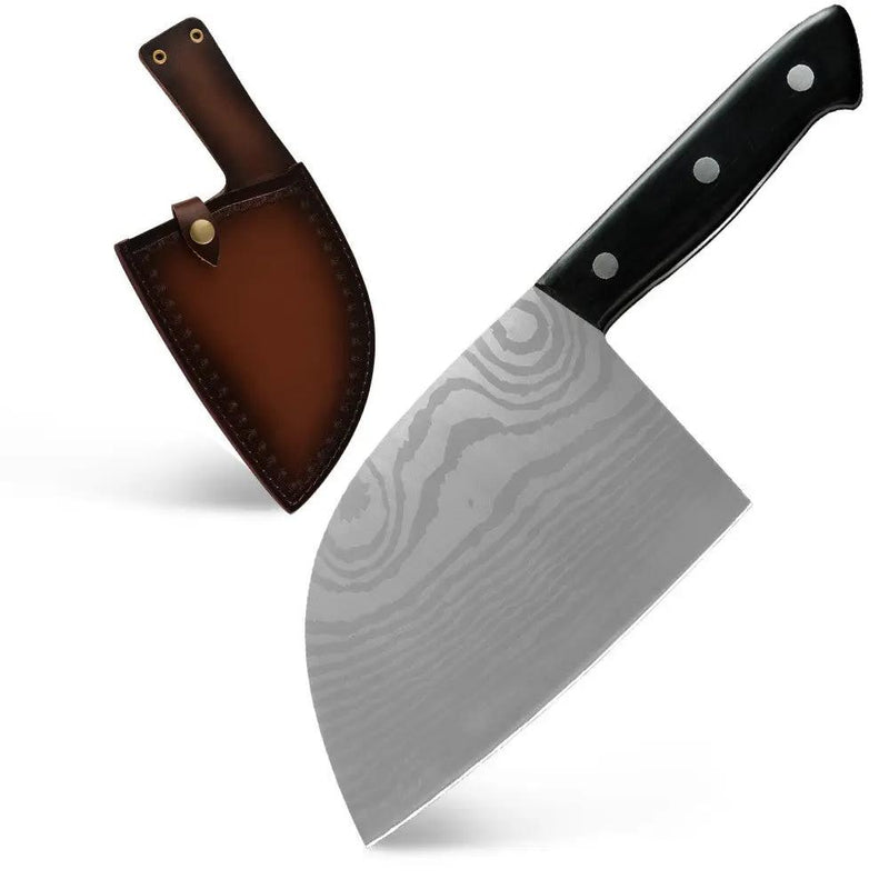 Household Chinese Kitchen Stainless Steel Butcher Knife Bright Butcher Knife by China Dropship