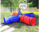 248CM Simple Pop-Up Play Tunnel Tube Toy by dealonline.co.nz