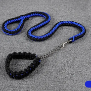LARGE BLUE&RED Strong Dog Leash Climbing Rope Threaded Pet Training by dealonline.co.nz