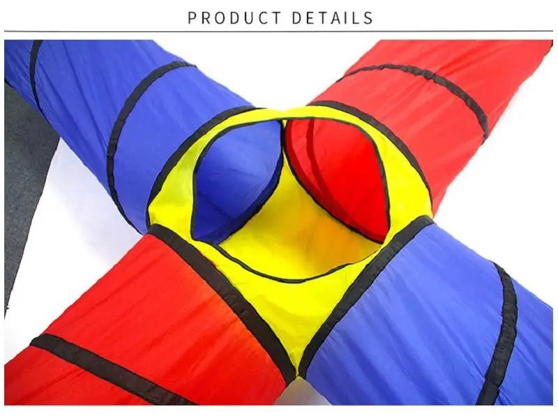 248CM Simple Pop-Up Play Tunnel Tube Toy by dealonline.co.nz