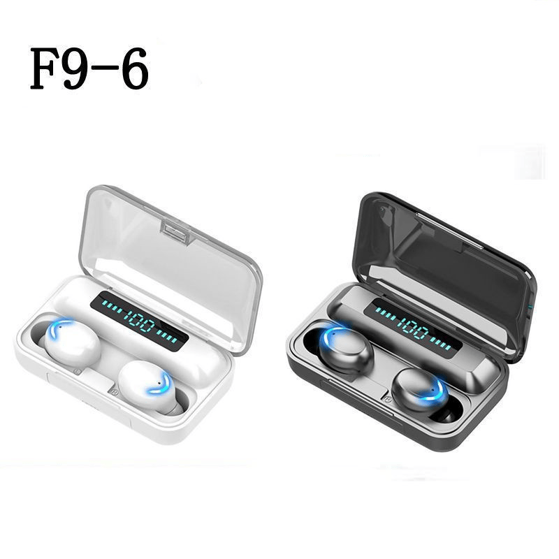 Mead's Supply & Equipment Outfitters limited Bluetooth Headset F9-6 Bluetooth Headset – Wireless Stereo Earbuds with Voice Control F9-6 Bluetooth Headset – Wireless Stereo Earbuds with Voice Control