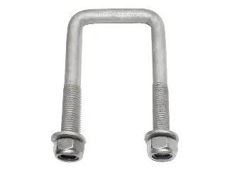 Square U-Bolt - M12 x 51 x 100mm - Grade 8.8 - Nuts Included by Trojan