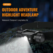 BORUiT LED Head Torch Lamp Light Rechargeable Headlight Headlamp Camping 7 Mode by China Dropship