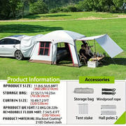 SUV Tailgate Car Tent – Quick Setup & All-Weather Outdoor Shelter LCF21312 by ECOTREK