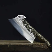 Bone Cutting Knife Integrated Copper Handle Bone-cutting Knife No Rust Leather Case by China Dropship