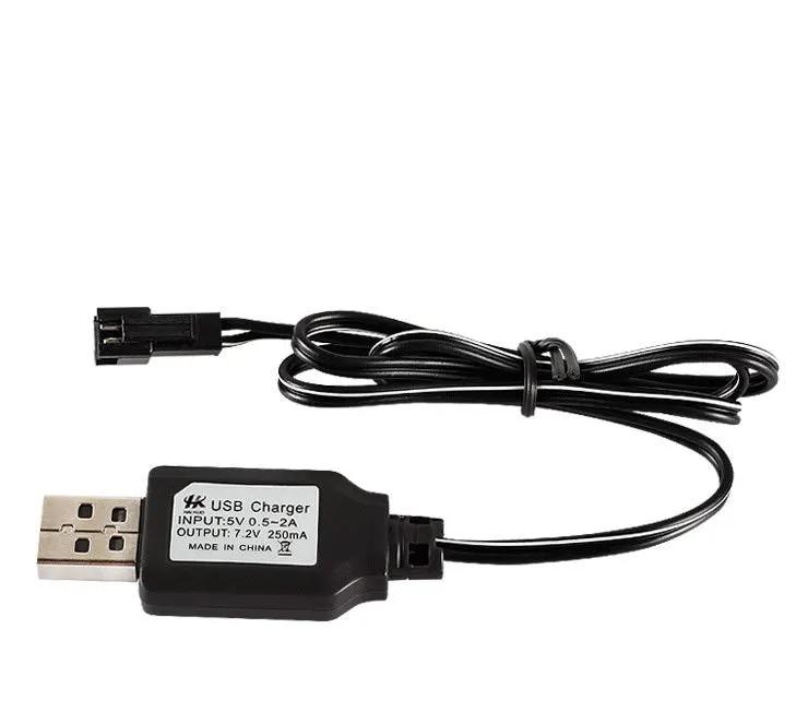 7.2V USB Charging Cable for Car or Boat Black by dealonline.co.nz