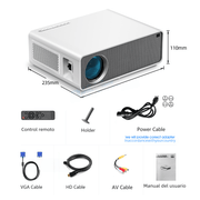 Action Outdoors Limited AKEY7 1080P LED Projector 7500 Lumens 4K Support AKEY7 1080P LED Projector 7500 Lumens 4K Support
