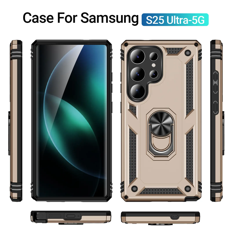 Samsung S25 Ultra Case - Gold by salelink.co.nz
