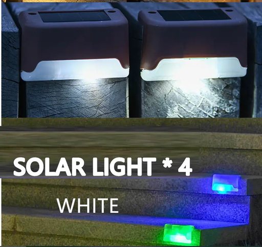 4 X Solar LED Pathway Light by dealonline.co.nz