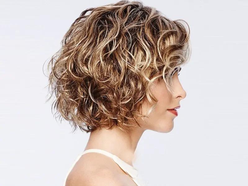 Women Short Wig with Hat Black Synthetic Hair Full Wigs High Quality by dealonline.co.nz