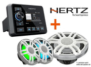 Hertz Audio Pack - HMR20 + premium sport speaker white LED by Agboss