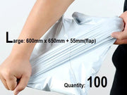 100 X L Heavy Duty - Courier Mail Bags by dealonline.co.nz