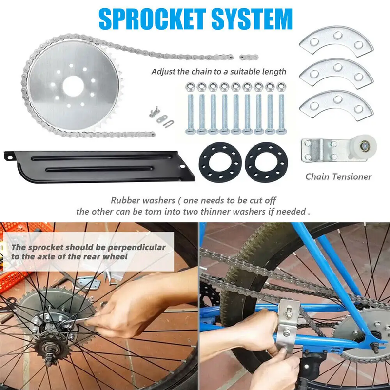 100cc Motorised Bicycle Motor Engine Kit by salelink.co.nz