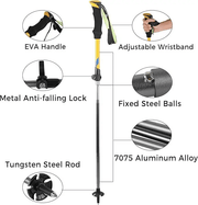 7075 Aluminium Trekking Poles with Quick Lock System LBDS4013 by ECOTREK